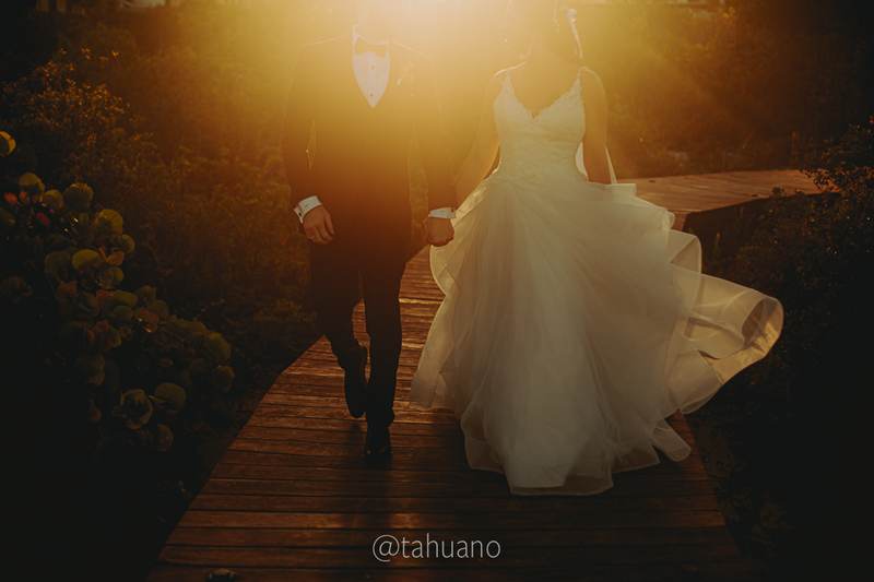 Juntos al atardecer