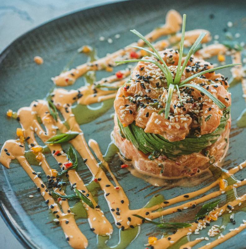Salmón con palta